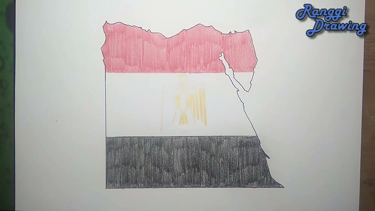 How to Draw Map of Egypt