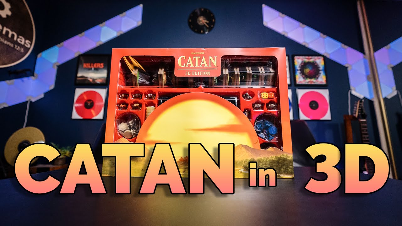 You Need to Play Settlers of Catan in 3D | Board Game Unboxing