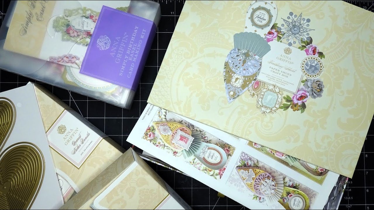 HSN January 30 Craft Day Haul incl. Anna Griffin Paper Shoes & Simple Easel Cards Autoship Unboxing!