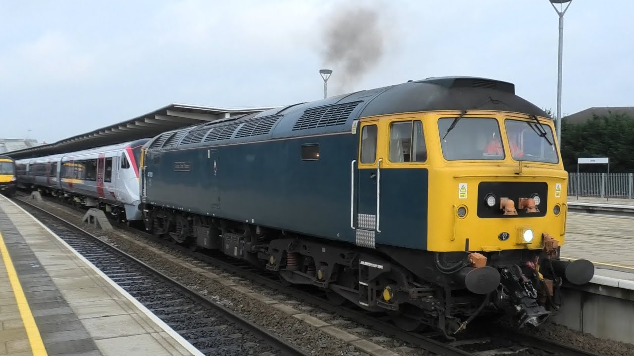 Fantastic Busy Day At Derby Station Lots Diesel Power Action 21St January 2025