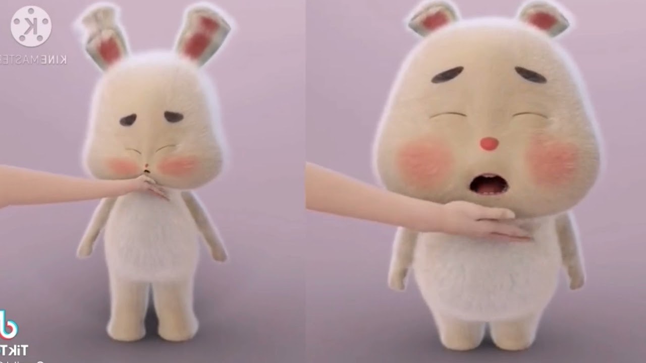 Super Cute Fat Rabbit Crying | Green Fat Tutu Rabbit