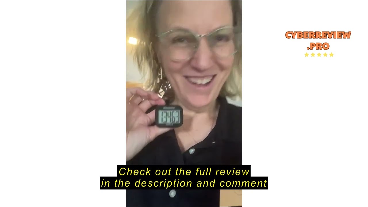 Review NESKLA 3D Pedometer for Walking, Simple Step Counter with Large Digital Display, Step Tracker
