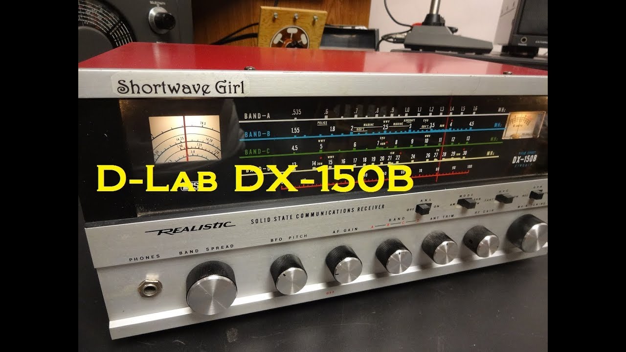 How to install Speaker Vintage Realistic DX150 Shortwave receiver Mod