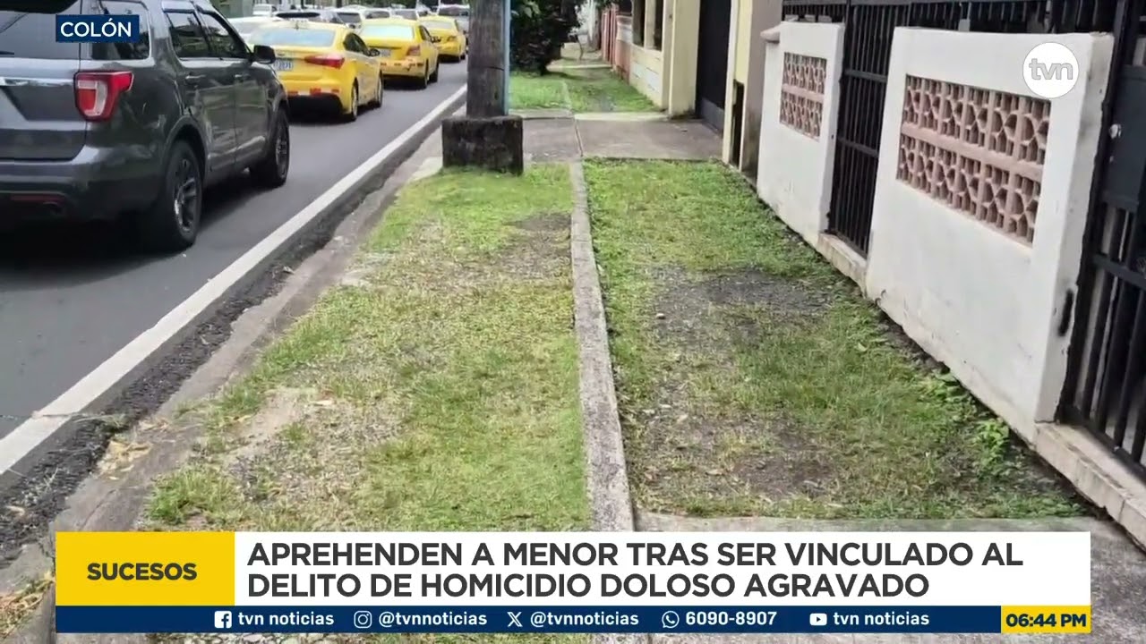 Ordenan detención provisional a joven de 17 años señalado por homicidio doloso agravado en Colón