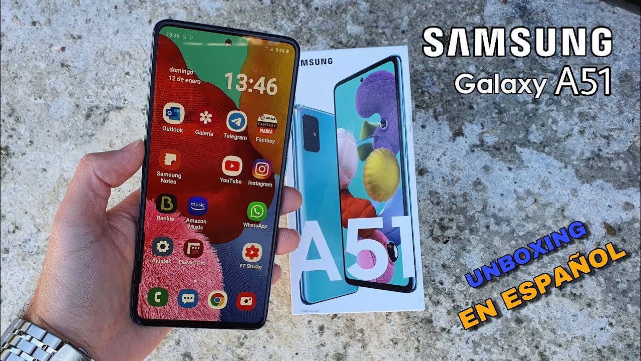 Samsung Galaxy A51 Unboxing en español ¡¡YA LO TENGO!! ¿MERECE LA PENA?