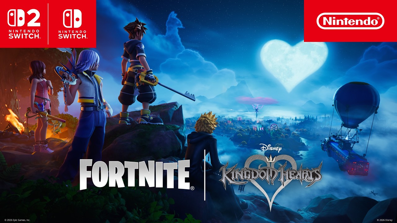 Fortnite x KINGDOM HEARTS &ndash; Reveal Trailer &ndash; Nintendo Switch 2
