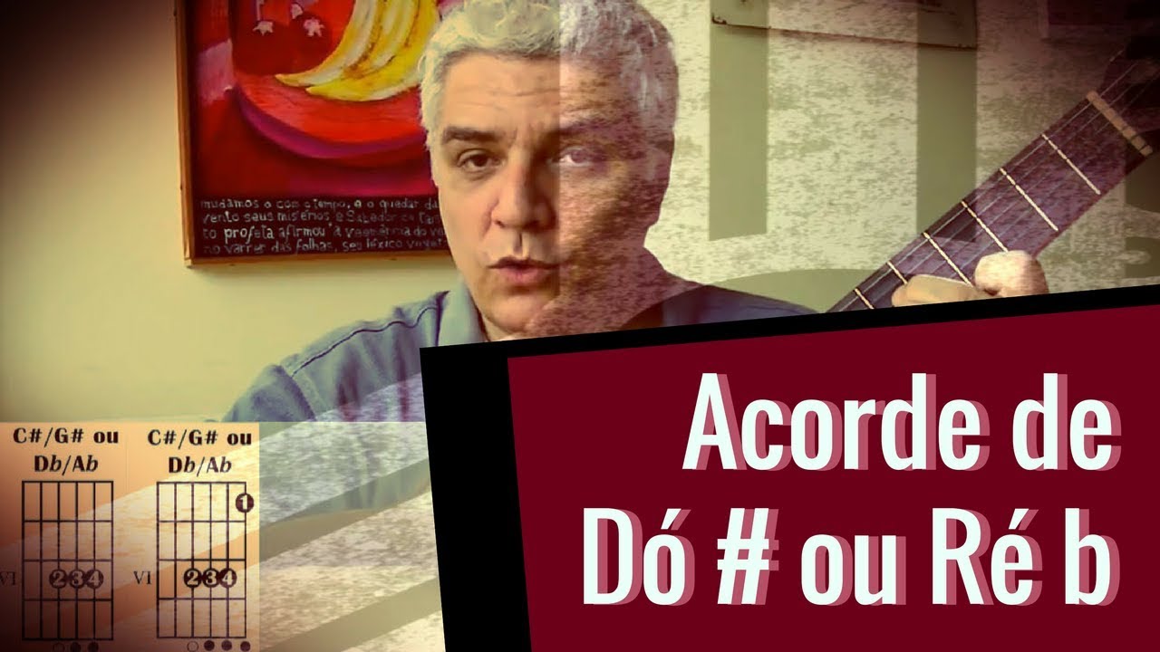 Acorde de Dó sustenido ou Ré bemol