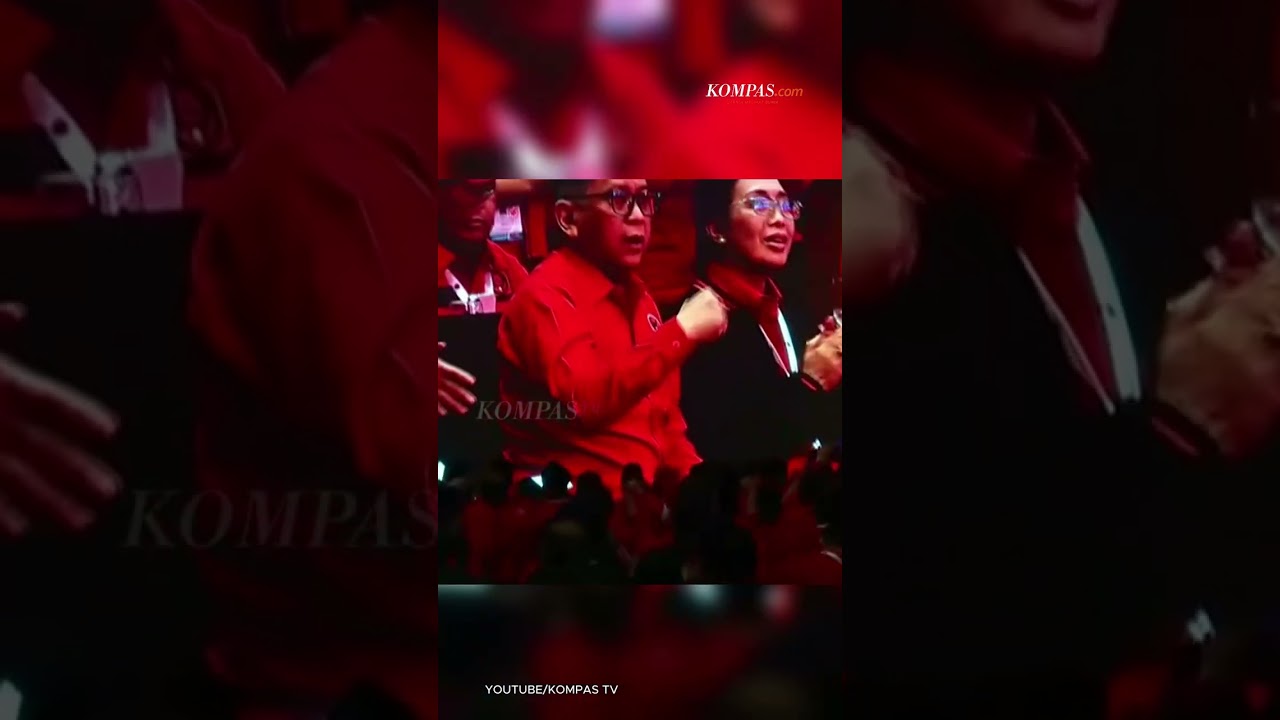 Megawati wybuchnęła płaczem, gdy przytuliła Hasto na kongresie PDI-P, krzycząc &bdquo;Wolność&rdquo;