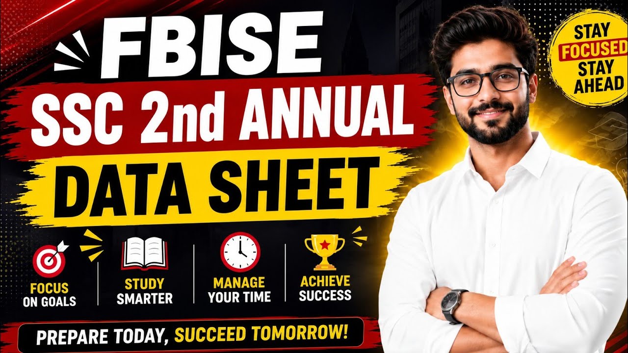 FBISE SSC 2nd ANNUAL DATE SHEET | SSC 2nd ANNUAL EXAM LATEST UPDATE | SSC 2nd ANNUAL DATE SHEET