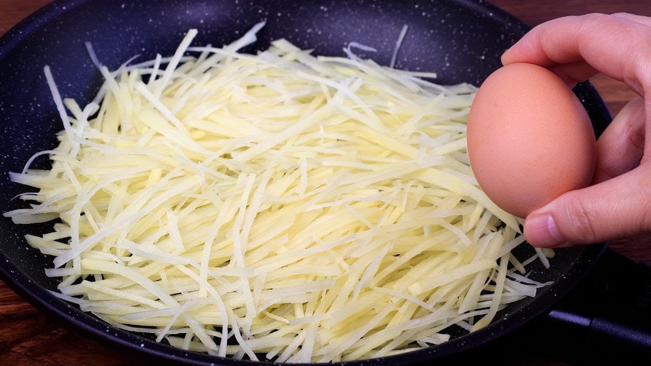 Если у вас есть 3 картошки и яйца, попробуйте этот простой и вкусный рецепт на завтрак.