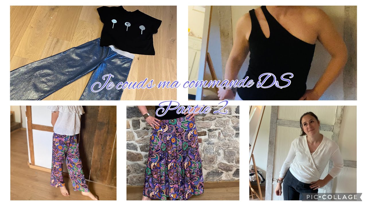 Je couds ma commande de chez driessenstoffen: partie 2 💖🪡🧵