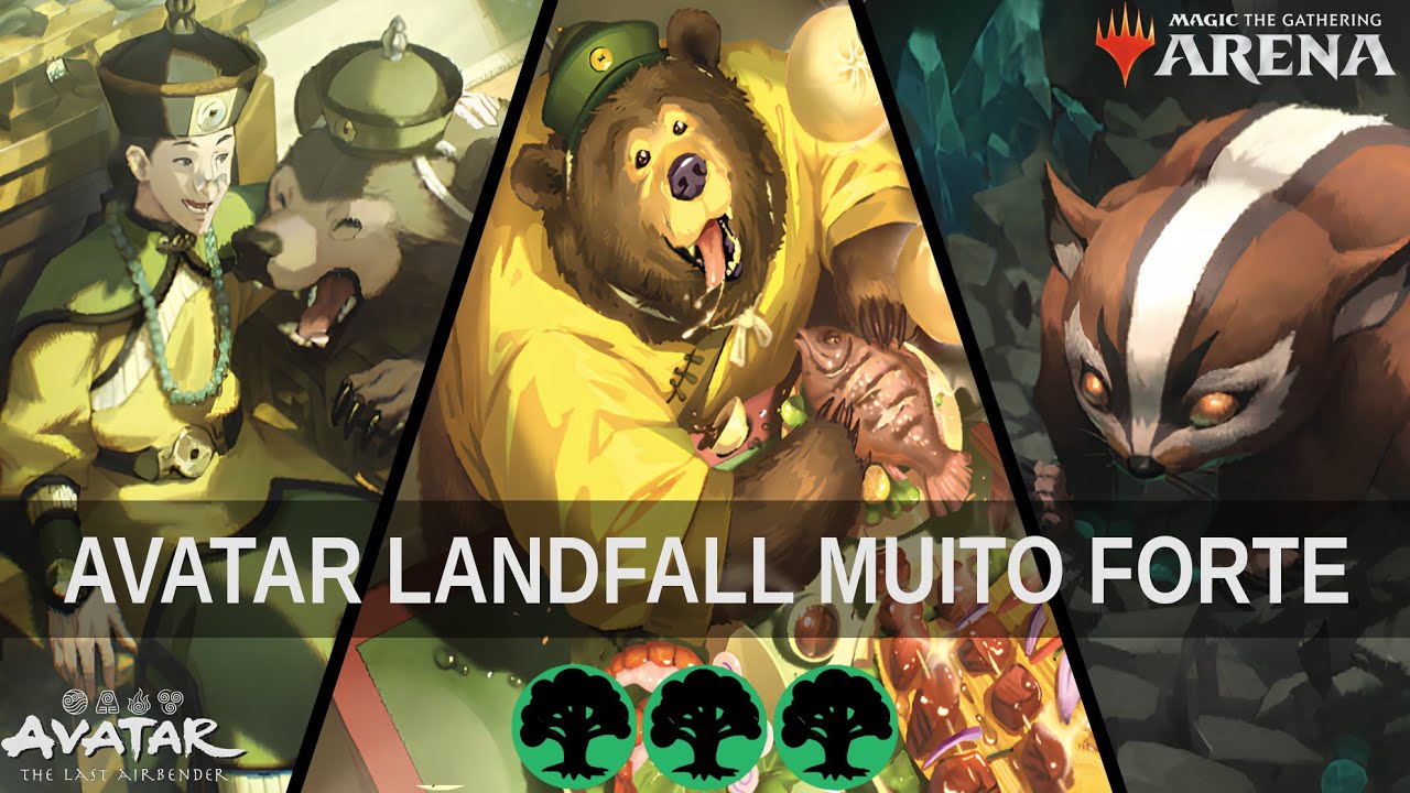 Avatar Landfall no Magic Arena | Deck Verde Explosivo com Hidra e Tifa