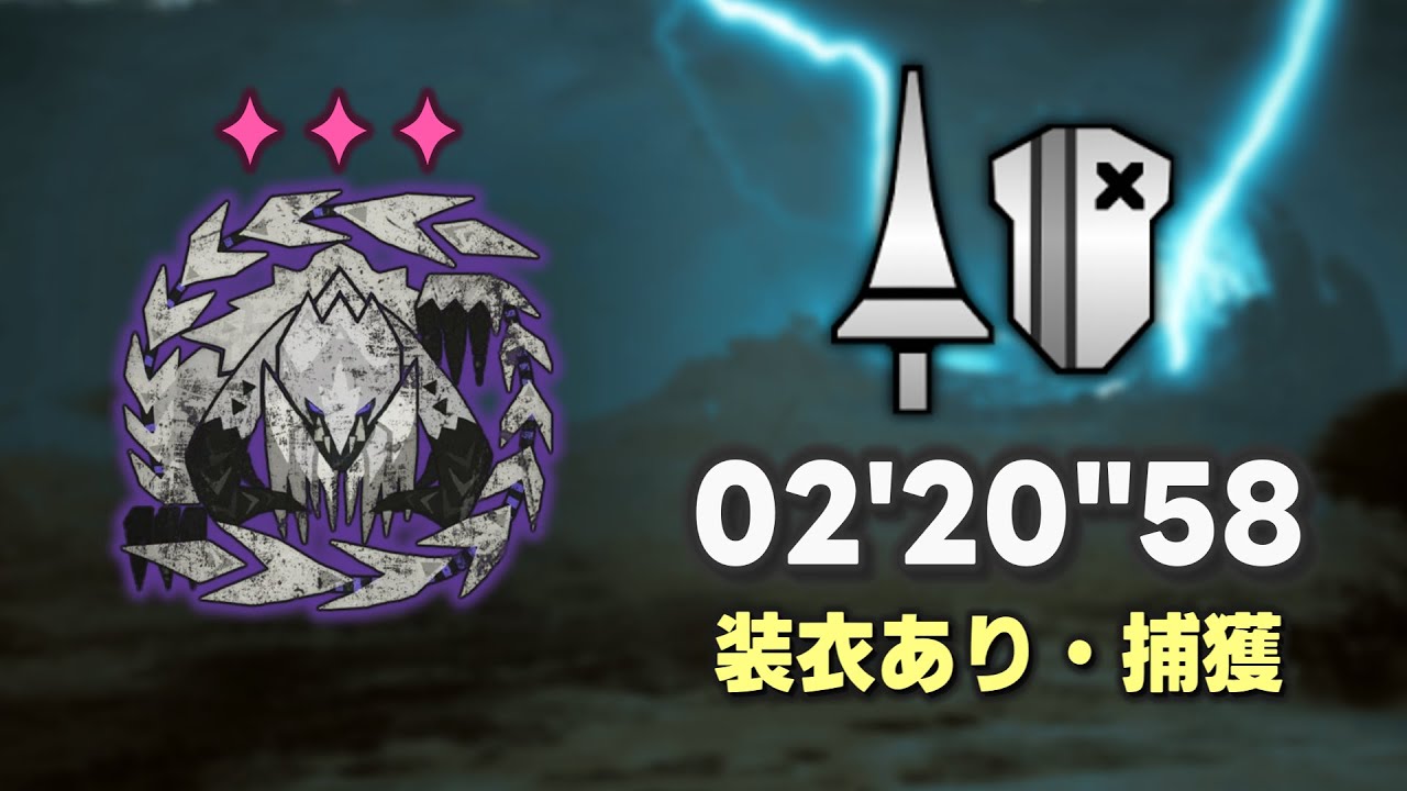 【MHWilds】歴戦アルシュベルド(☆3) ランス 2'20
