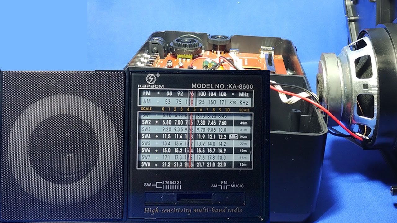 Kapbom KA-8600 rádio aberto analise (V117)
