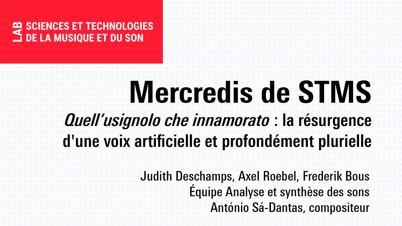Mercredis de STMS : « Quell’usignolo che innamorato », la résurgence d'une voix artificielle