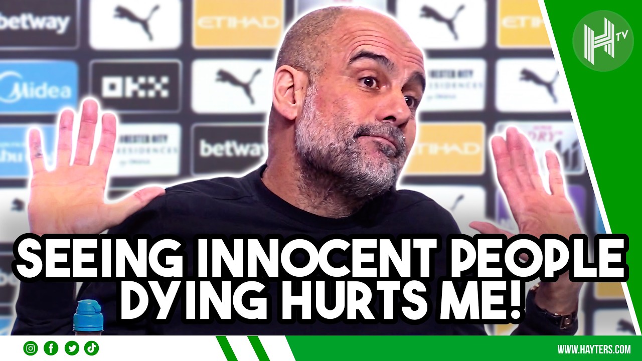 Pep&rsquo;s PASSIONATE speech on Genocide, Palestine and humanity