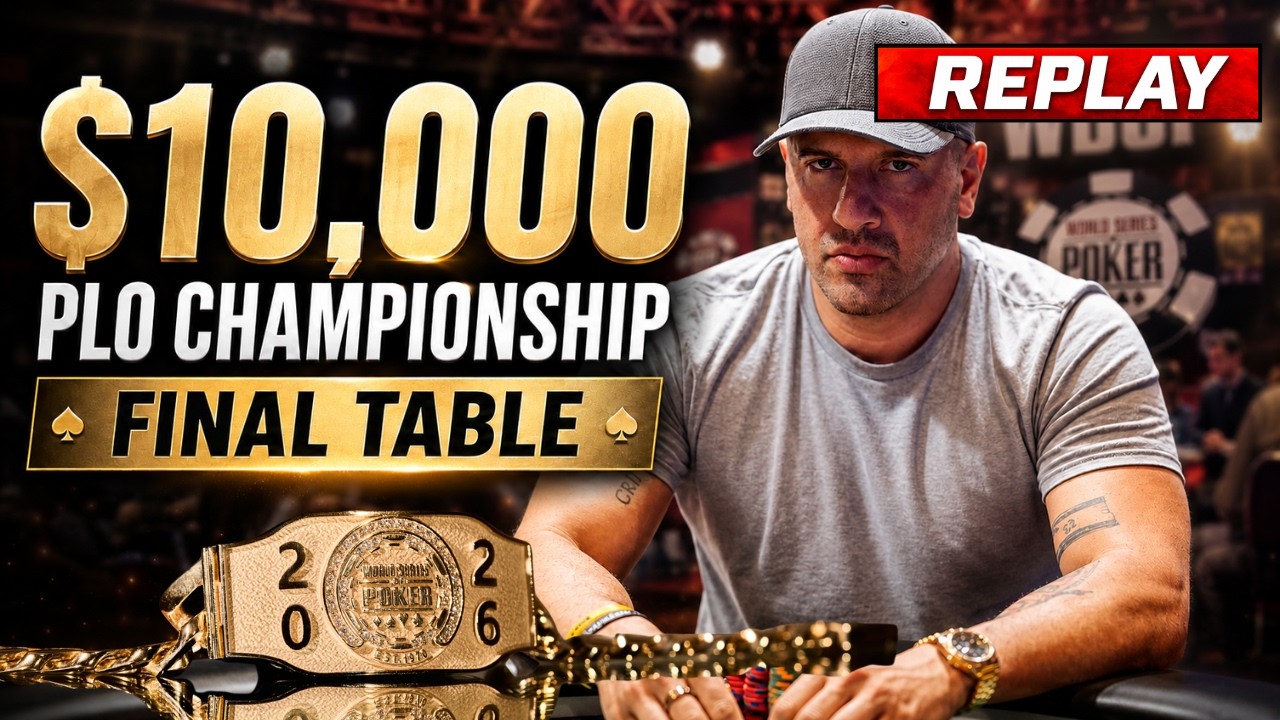 [REPLAY] $10,000 PLO Championship Final Table | World Series of Poker