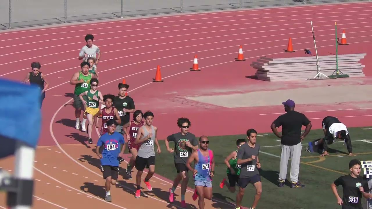 2026 California High All Comers-Boys 1600m,  Heat 2.  All comers-race-2 