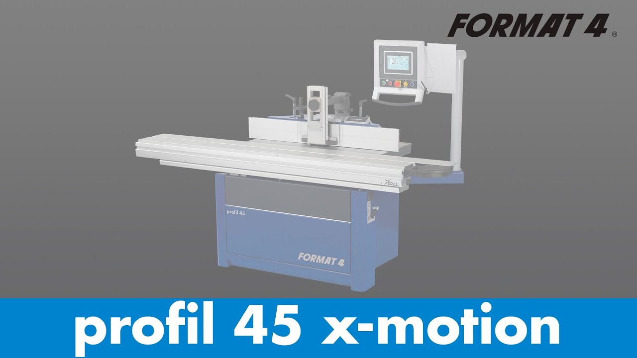 Format4® profil 45 x-motion - Tilting shaper with programable control | Felder Group