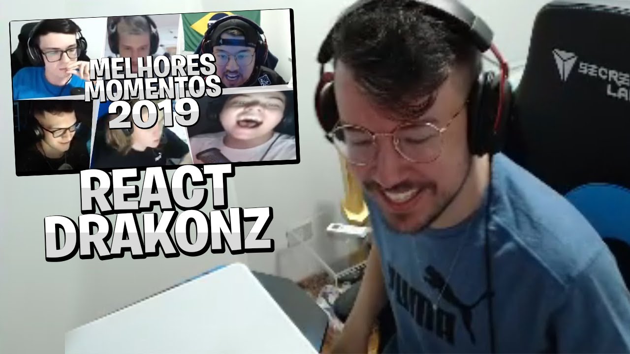 DRAKONZ REAGINDO AO MEU VIDEO! MELHORES MOMENTOS DO MEU CANAL EM 2019!