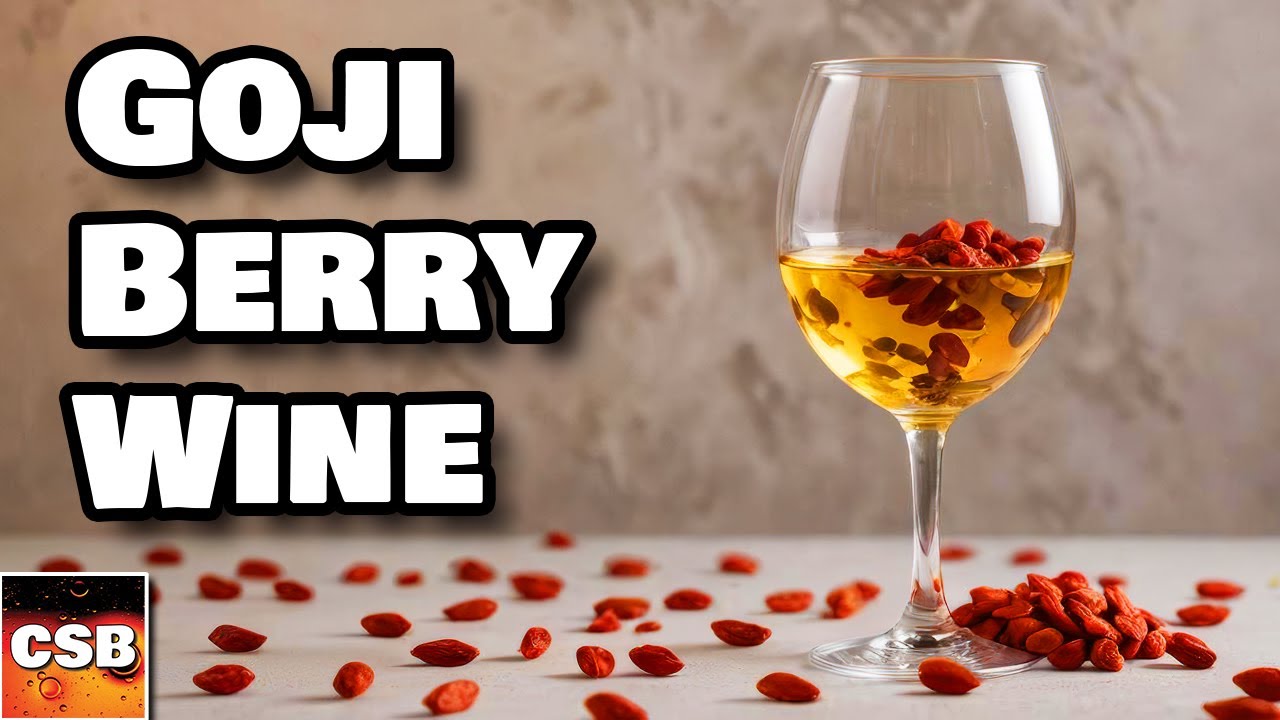 How to Make Homemade Wine - Goji Berry Wine