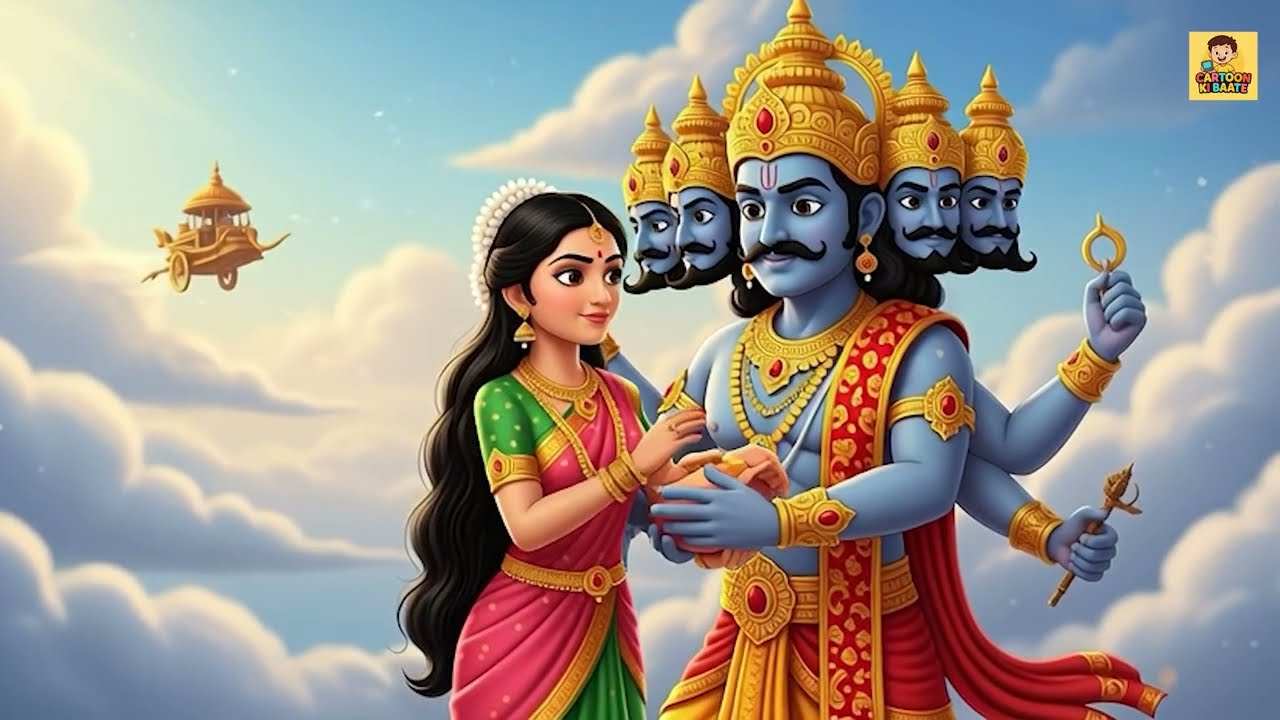 Sita Haran Story😢| Ramayan Cartoon  for Kids | Hindi - Cartoon Ki Baate- Episod-5  - Fiddle Studios