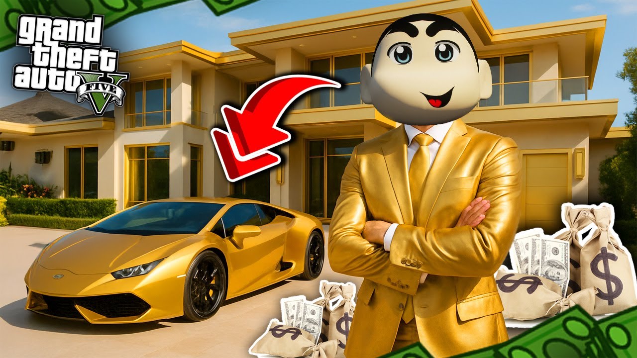 Shinchan Touch Turns GOLD GTA 5