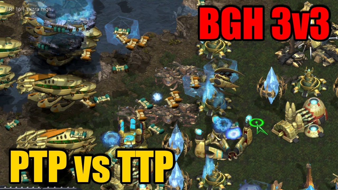 StarCraft BGH 3v3 | Big Game Hunters | Brood War | TeamPlay