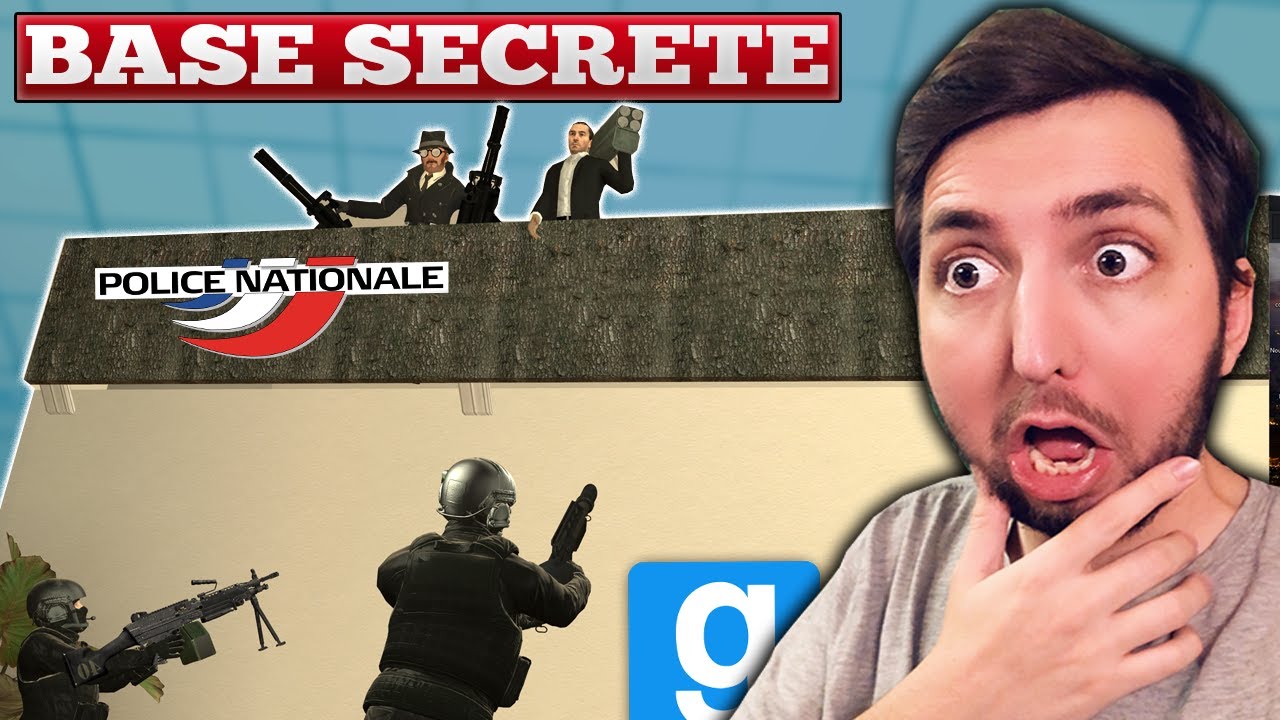 👮‍♂️ UNE BASE DE FOU DANS LE COMMISSARIAT (Le swat debarque mdr) 😱 - GMOD DarkRP FR