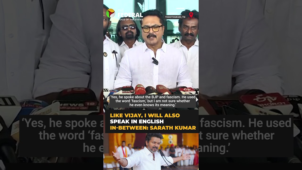 Vijay has no right to comment on Prime Minister: BJP’s Sarath Kumar