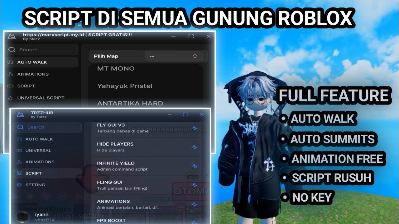 [SCRIPT] MOUNT KOPLO | AUTO WALK | AUTO SUMMITS | ALL MOUNT ⛰️