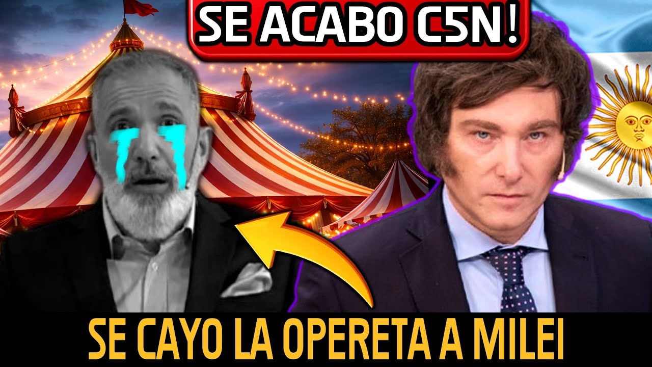 MILEI ARRUINÓ C5N !🔥CAYÓ EL SOBRE A PABLO DUGGAN Y SE LARGÓ A LLORAR