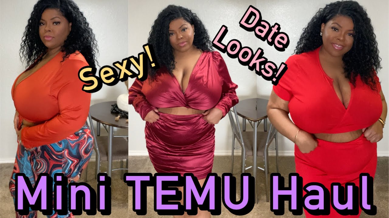 Mini TEMU Haul | Date Night Inspo | Grown & Sexy Looks | Plus Size Edition