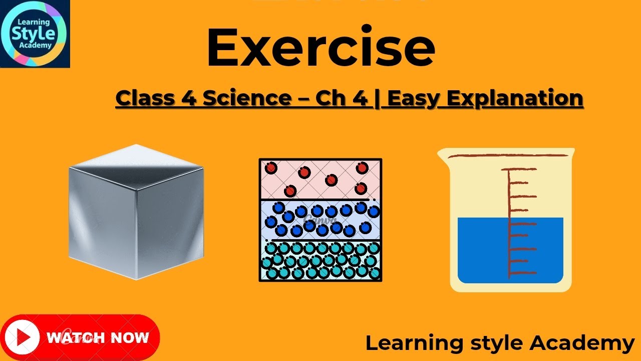 Class 4 Science Chapter 4 | Exercise Questions and Answers | Easy Explanation in urdu