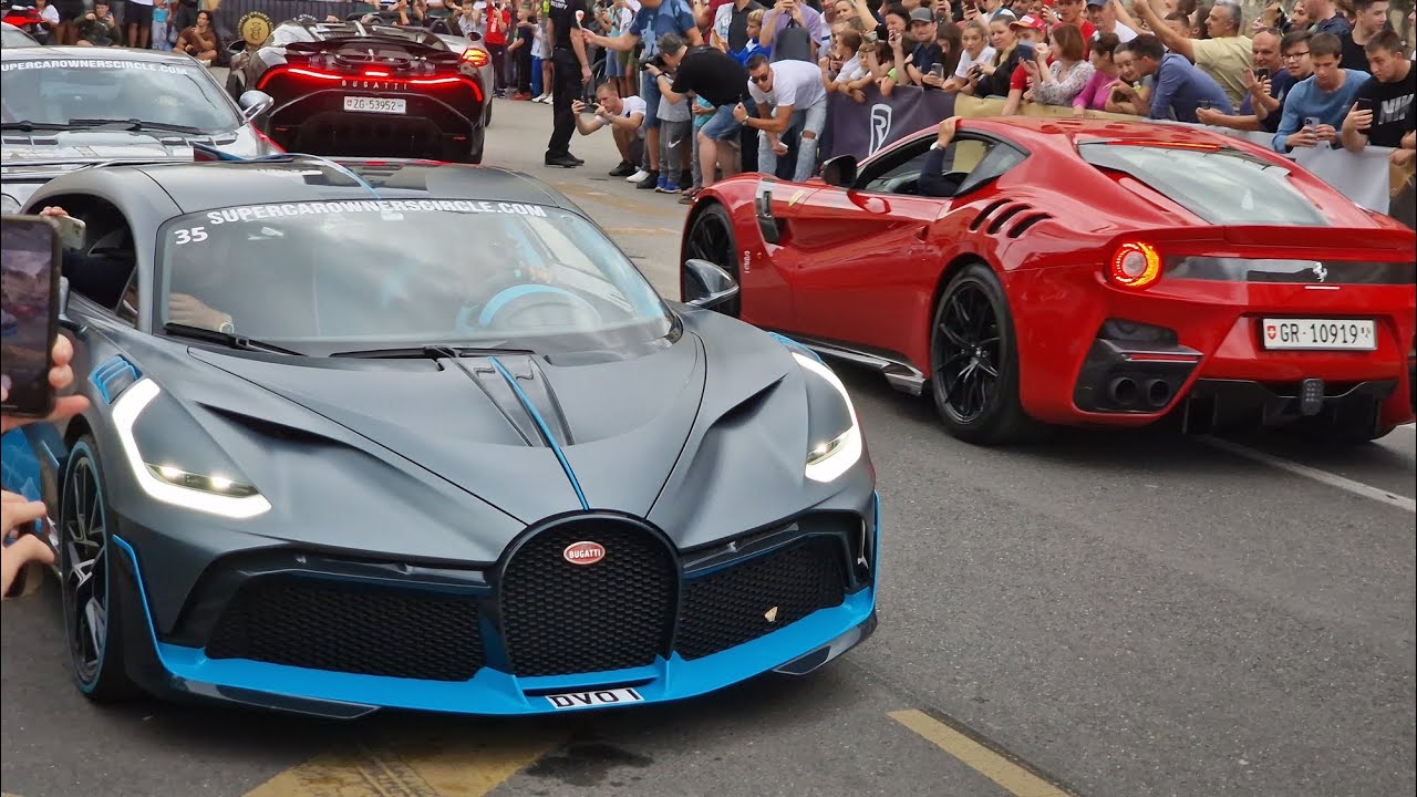 Supercar Owners Circle 2022 BUGATTI LA VOITURE NOIRE,DIVO, CHIRON,APOLLO EVO,PAGANI,KOENIGSEGG