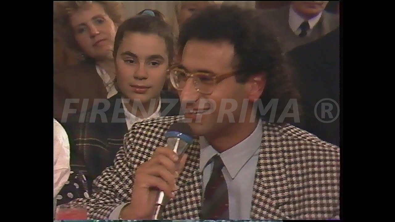 Dal Caffè Paszkowsky Narciso Parigi intervista Carlo Conti.  Tele Centro Toscana 1987