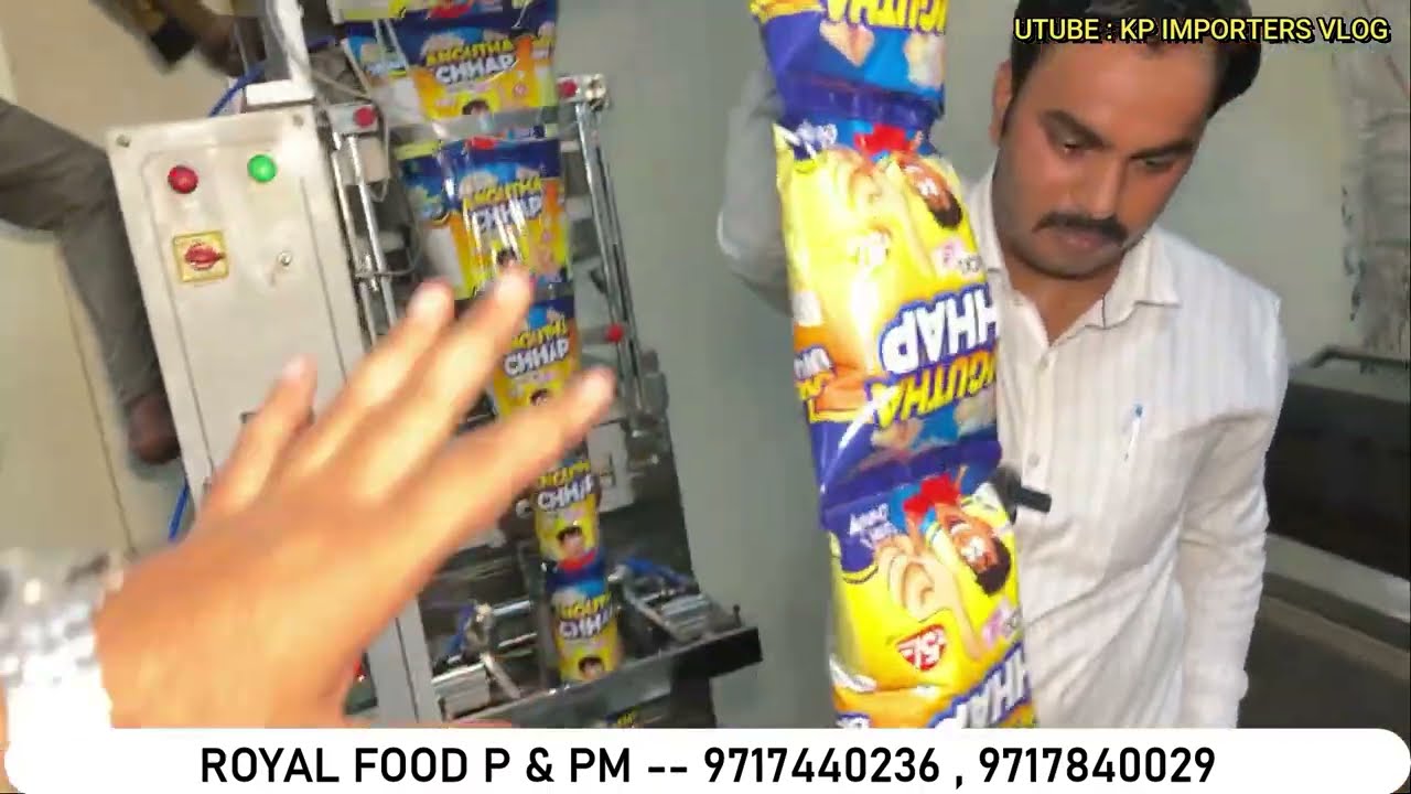 kurkure chips packing machine | potato chips making in factory