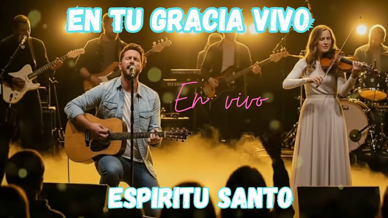 MUSICA DE ADORACION-EN TU GRACIA VIVO-ESPIRITU SANTO