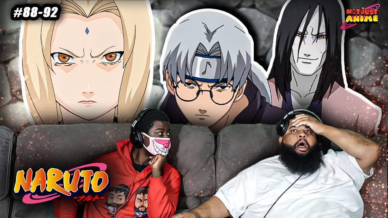 Naruto episodes 88, 89, 90, 91 and 92 mashup REACTION