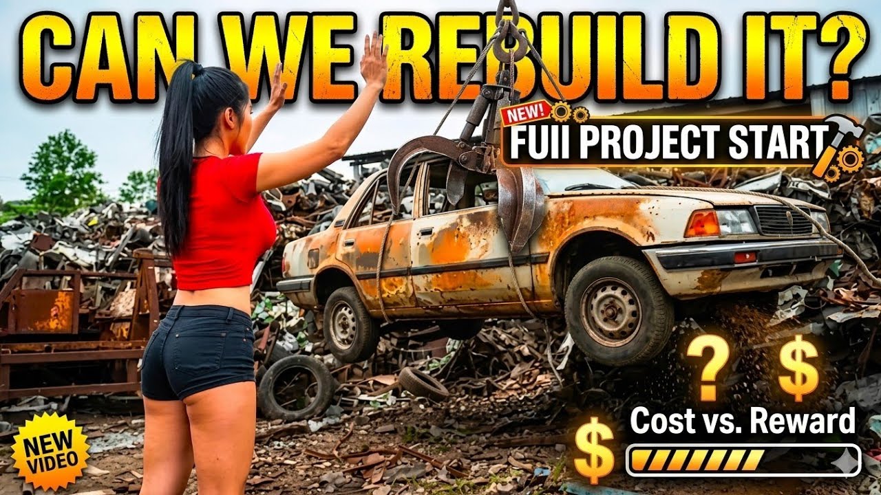 The Genius Girl Resurrects a 40-Year Abandoned Car Engine! Will It Start? | Full Restoration