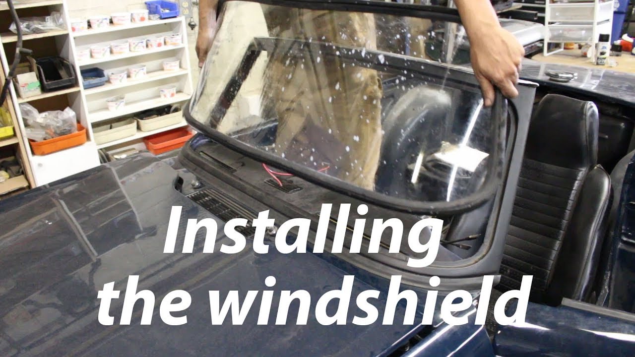 1973 Triumph TR6 Restoration - Part 29 - Installing the windshield