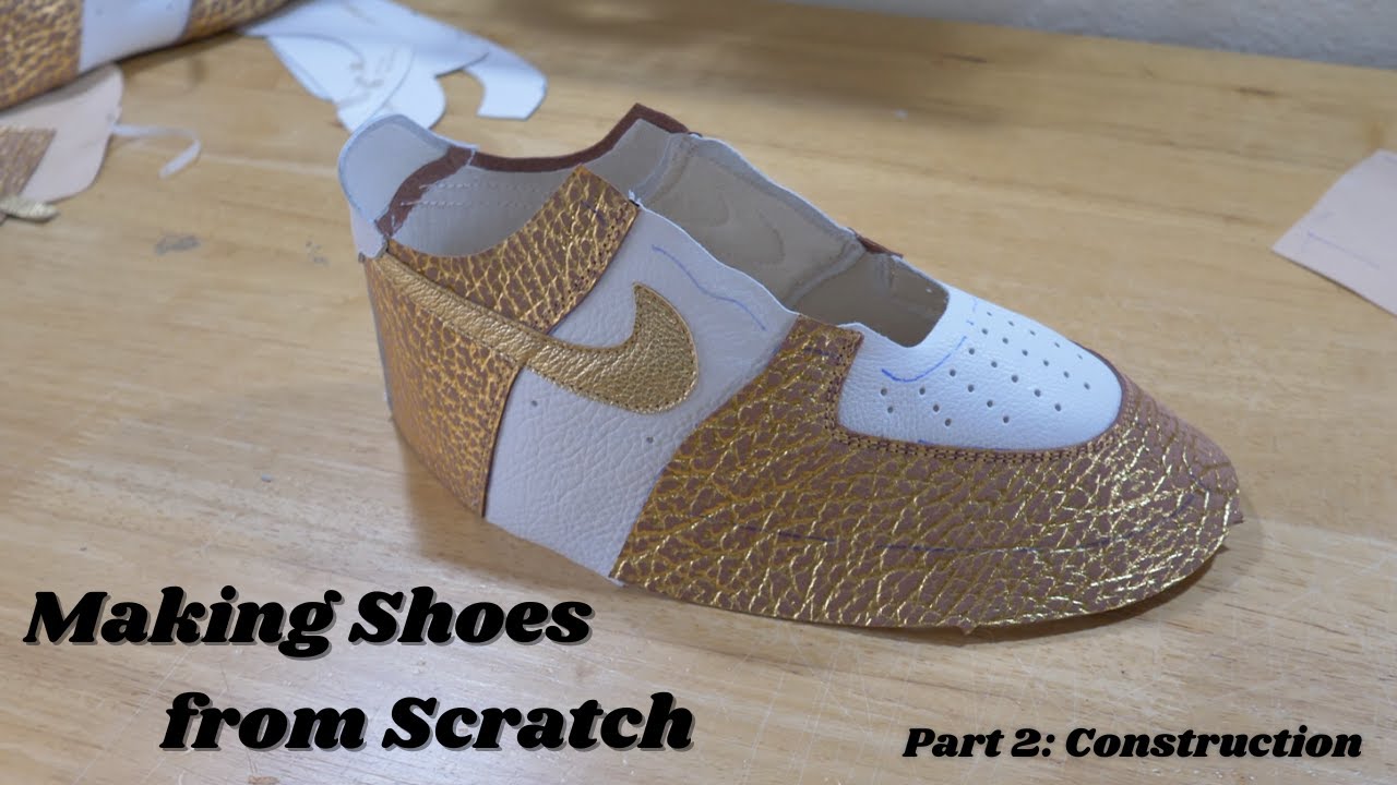 Part 2: How to construct your shoes for lasting #customsneakers #custom #diy