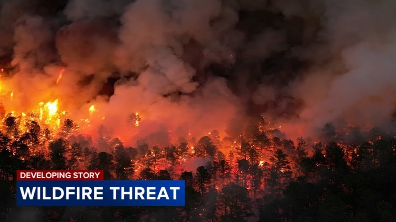 104 structures threatened as wildfire burns at border of Burlington, Camden counties