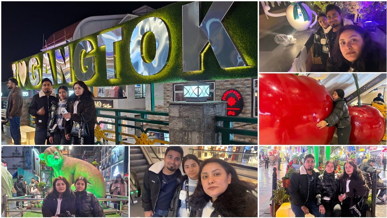 Family sanga Gangtok ko Mg Marg, Lal Bazar Ra West Point Ghumai Vayo 😃  | Sikkim Tour Day 1