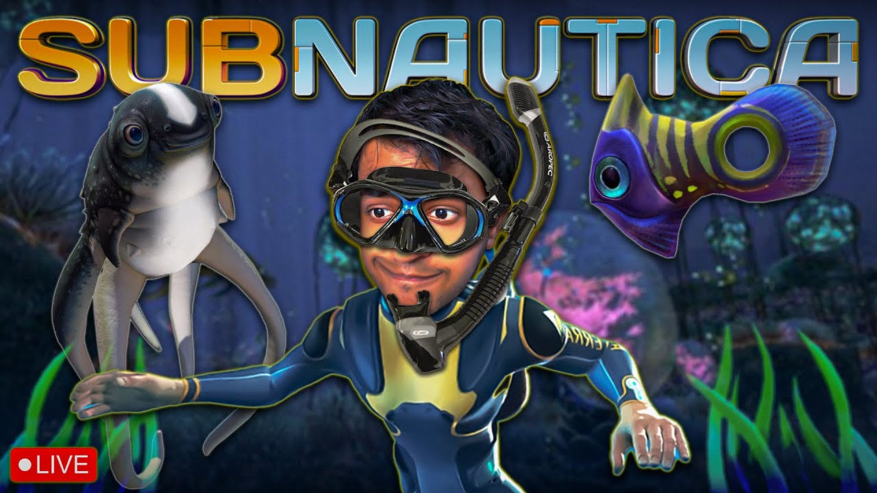 GOONING TO ALIENS UNDERWATER - SUBNAUTICA LIVE