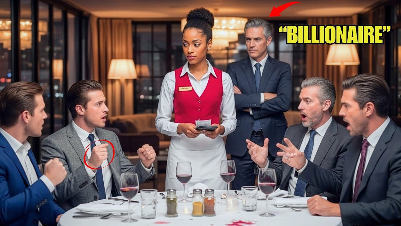 Four Rich Men Laughed at the Black Waitress &mdash; Then the CEO Appeared Behind Them