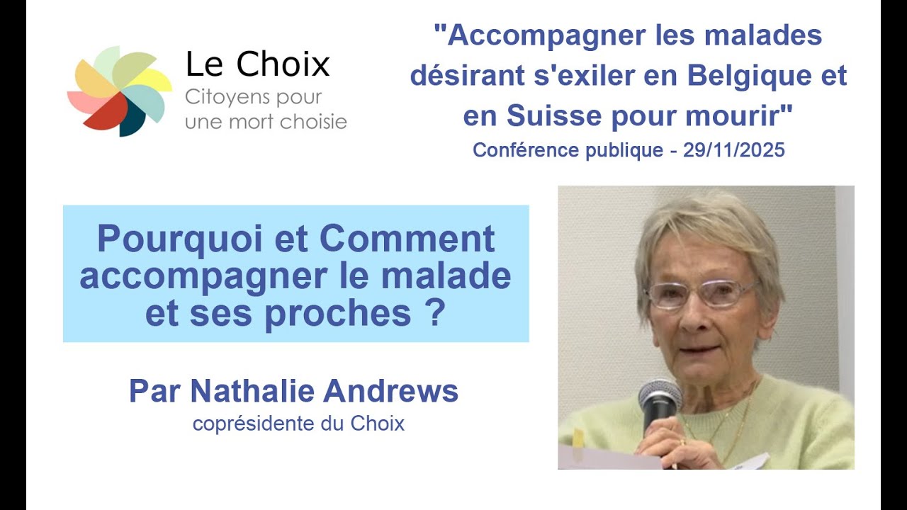 Nathalie ANDREWS - Pourquoi et Comment accompagner le malade et ses proches ?