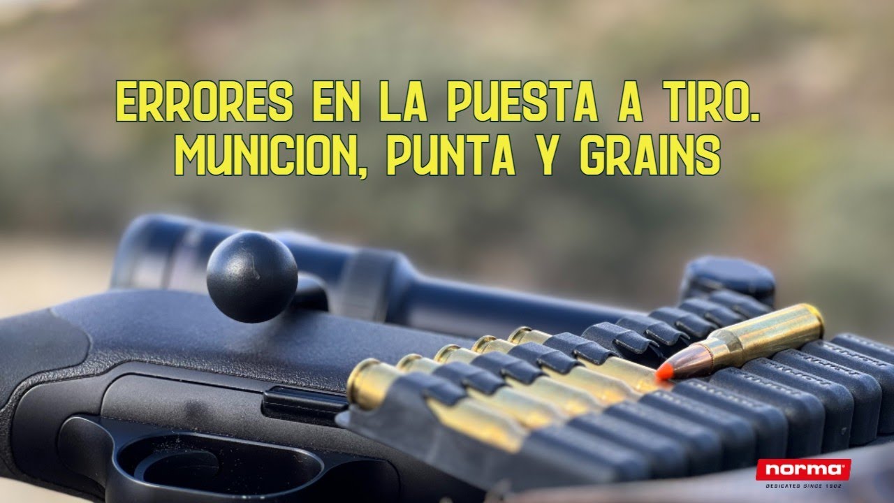 Errores en la puesta a tiro. ¿Y sí cambiamos de proyectil aun siendo el mismo peso y calibre?