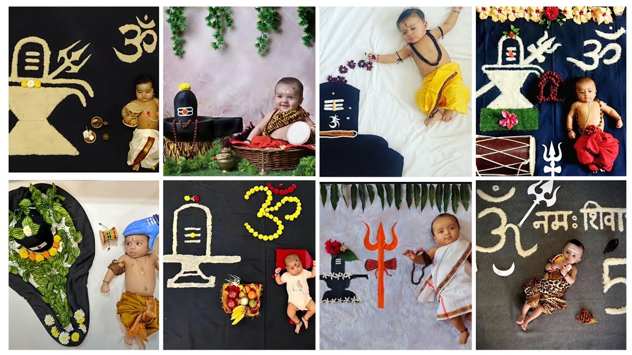 Mahashivratri baby photoshoot| shivratri baby photoshoot| baby photoshoot ideas 