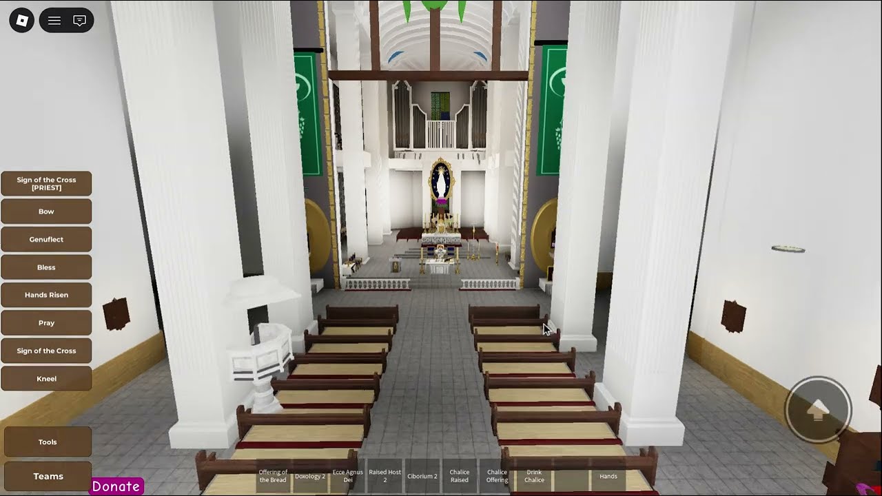 9AM Saturday Tagalog Live Mass Today 2/7/26 (Simulated in Roblox)